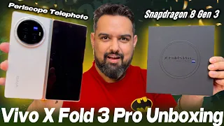 Vivo X Fold 3 Pro Foldable Phone || Snapdragon 8 Gen 3|| Telephoto lens|| Best display