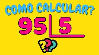 COMO CALCULAR 95 DIVIDIDO POR 5?| Dividir 95 por 5