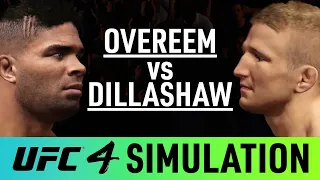 TJ Dillashaw vs Alistair Overeem EA Sports UFC 4