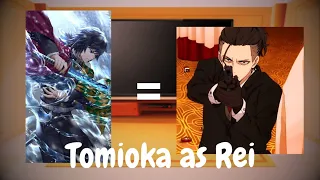 Hashira react to Tomioka as Rei | DS x BD | Part 1/?