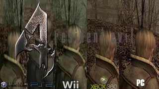 Resident Evil 4 - Nintendo Gamecube vs Playstation 2 vs Nintendo Wii vs Xbox 360 vs PC