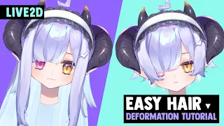 【Live2d tutorial】Hair deformation tutorial