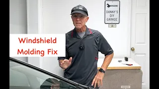 Honda Civic Windshield Molding Fix, 8th Generation Window Trim #windshieldtrim #autoglassrepair