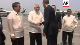 Obama wraps up his four-nation tour of Asia with a stop in the Philippines. Obama had made earlier s