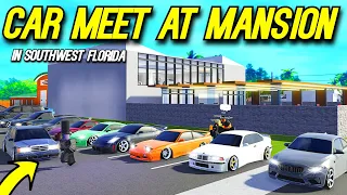 HUGE CAR MEET AT CUSTOM MANSION IN SOUTHWEST FLORIDA!