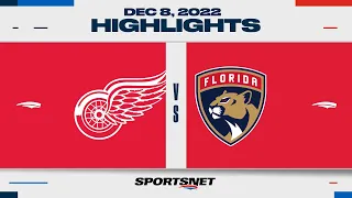 NHL Highlights | Red Wings vs. Panthers - December 8, 2022
