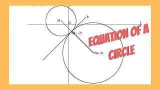 Analytical Geometry: Equation of a circle & Tangents.