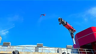 [NEW 2024] SPIDERMAN JUMPING FULL SHOW AT DISNEY CALIFORNIA ADVENTURE - AVENGERS CAMPUS