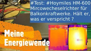 #Test: # Hoymiles HM-600 Microwechselrichter