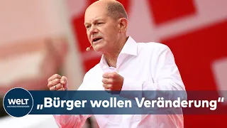 OLAF SCHOLZ - Abschluss-Rede des SPD-Kanzlerkandidaten zu Bundestagswahl