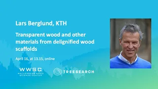 Lars Berglund, KTH – Transparent wood and other materials from delignified wood scaffolds