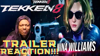 REACTION!!! Tekken 8 - Nina Reveal & Gameplay Trailer