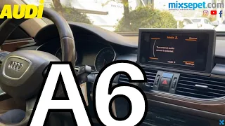 AUDİ A6 (2012-2015) FABRİKASYON EKRANA CARPLAY UYGULAMASI! #audi