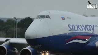SILKWAY 747 FULL POWER SHORT TAKE-OFF RUN AT EMA 💪🏻🔊🔊