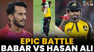 Epic Battle | Babar Azam vs Hasan Ali | Islamabad United vs Peshawar Zalmi | Match 32 | PSL 8 | MI2A