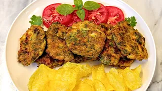 How To Make Chicken Fritters | Patties Recipe
