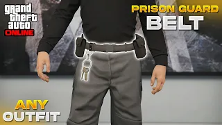 How To Get The PRISON GUARD BELT In GTA 5 Online 1.51! (Belt Glitch On Any Outfit)