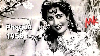 tum rooth ke mat jana..Phagun1958 Madhubala & Bharat Bhushan_Rafi_ Asha_Q J_O P Nayyar_a tribute