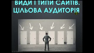 Інформатика 10 клас. Урок40 Види і типи сайтів  Цільова аудиторія