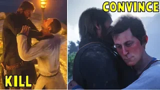 Arthur Spares vs Kills The Chelonian's Master -All Choices- Red Dead Redemption 2