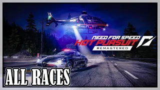 NFS Hot Pursuit Remastered - All Cop races (Gold), Full game