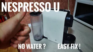 Nespresso U - no water easy fix XN 250