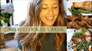 WHAT I EAT IN A WEEK: Delicious Healthy Dinner Inspiration