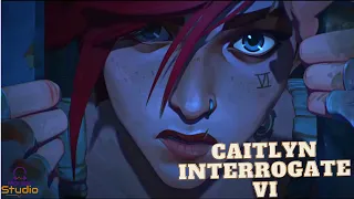 Caitlyn interrogate Vi prison scene ''ARCANE Episode 5 1080p''