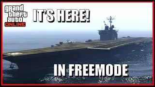 Aircraft Carrier in GTA Online Freemode