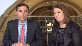 Ministers Morneau and Philpott on health care funding