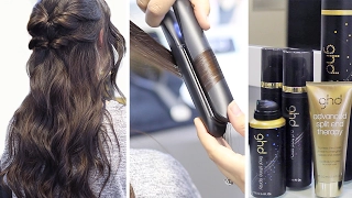 How To Curl Your Hair With A Straightener - ghd platinum