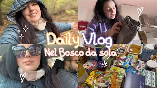 NEL BOSCO DA SOLA alla ricerca di CASTAGNE 🌰 || SHOPPING da Terranova e Scarpe Scarpe 😍 - VLOG