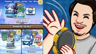 YILBAŞI EMOTLARINI GÖRÜNCE DAYANAMADIM Clash Royale