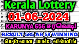 kerala lottery guessing 01-06-2024 | KARUNYA 656 | Kerala lottery guessing