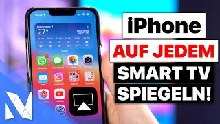 iPhone/iPad Display am Smart TV spiegeln mit 3 METHODEN! (iOS 15) | Nils-Hendrik Welk