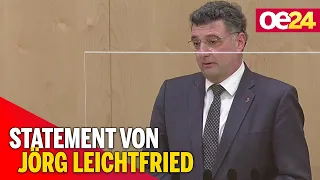 NR Sondersitzung: Jörg Leichtfried zu der dringlichen Anfrage an Nehammer