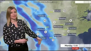 Emily Wood BBC ONE South Today weather January 18th 2021 - 60 fps