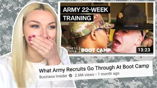 New Zealand Girl Reacts to US ARMY BOOTCAMP!!