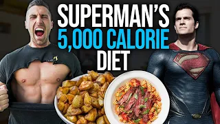 I tried Henry Cavill's SUPERMAN DIET (5,000 Calories)