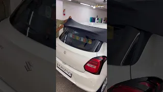 Maruti Suzuki Swift roof wrap & ceramic coating #shprts #shortvideo #viral #vwraps #vwrapsshorts