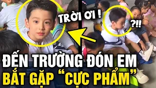 Đi ĐÓN EM ở trường mẫu giáo, cô gái RUNG RINH khi bắt gặp NHAN SẮC CỰC PHẨM | Tin 3 Phút