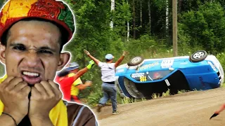 Villagers React To Rallying In Finland, Fast Rally Fans ! Tribal People React To Finland Rally