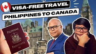 Canada Expands Visa Free Travel for Philippines | WHAT YOU SHOULD KNOW | New Express Entry Program?