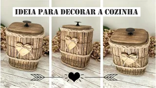 DIY | IDEIA PARA DECORAR A COZINHA GASTANDO POUCO