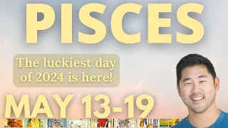 Pisces - RARE SPREAD THAT COMES WITH PROMISING NEWS! ❤️🌠 MAY 13-19  Tarot Horoscope ♓️