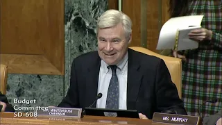 Chairman Whitehouse Holds Hearing on the President's FY2025 Budget