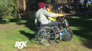 Triride L16 and Foldable with the Quickie Attitude @ Takapuna Beach, by RGK New Zealand