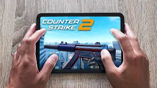 COUNTER STRIKE 2 Mobile iPad VS PC Players - Deathmatch (Handcam)