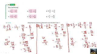 Jawaban matematika kelas 5 Vol 2 halaman 8, Kurikulum Merdeka, Ayo, berhitung !,1.  4 7/8 - 1 1/7,