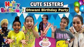 Cute Sisters - Dhwani Birthday Party | RS 1313 VLOGS | Ramneek Singh 1313